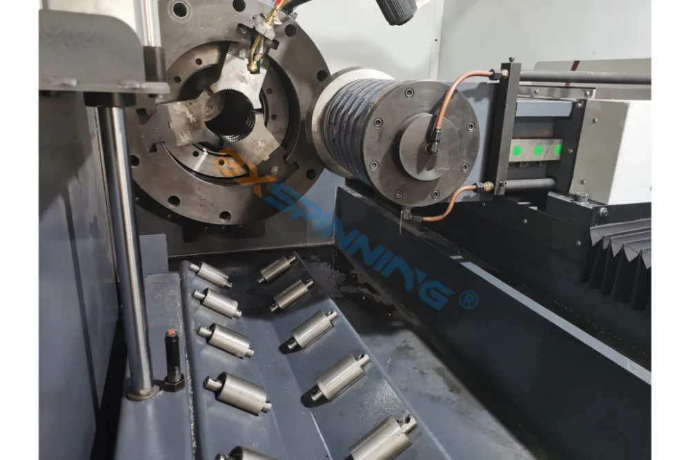 Stainless Steel Copper Aluminum Tube Spinning Machine