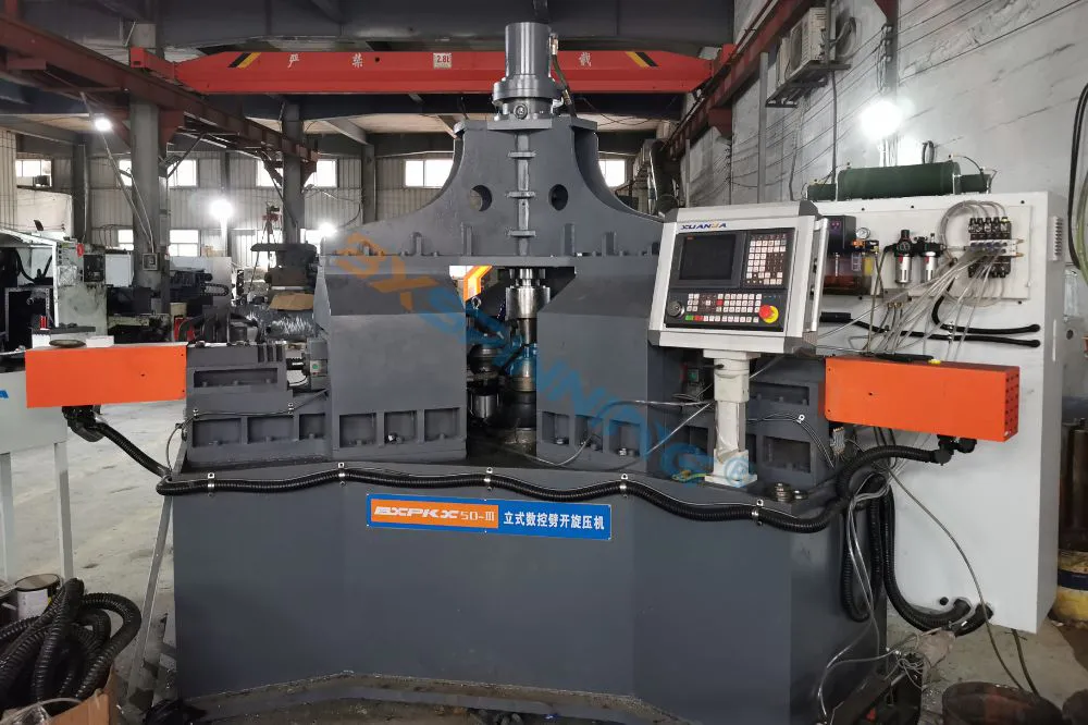 Vertical CNC Split Spinning Machine