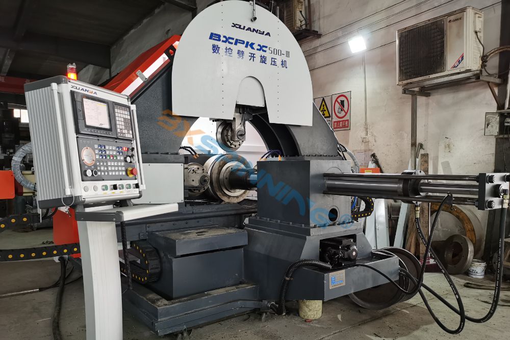 Powerful CNC Split Spinning Machine